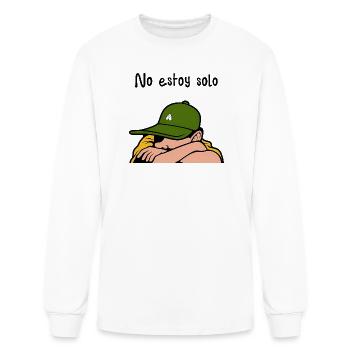 No Estoy Solo Cap Tee - Men's Long Sleeve T-Shirt - white - Front