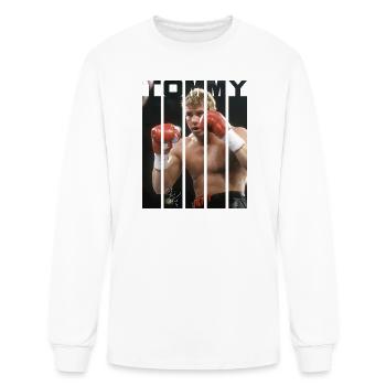 Tommy in the ring - Men's Long Sleeve T-Shirt - white - Front