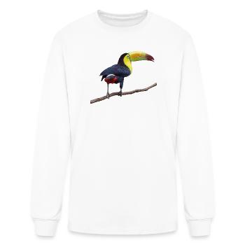 Rainbow-Billed Toucan - Men's Long Sleeve T-Shirt - white - Front