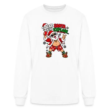 Dear Santa I Can Explain - Men's Long Sleeve T-Shirt - white - Front