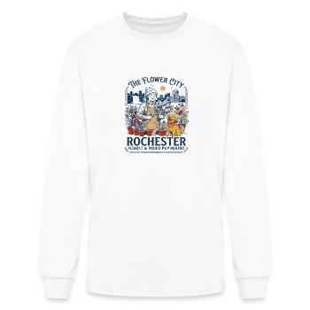 York Rochester The Flower City Fleuriste New - T-shirt à manches longues Homme - blanc - Devant