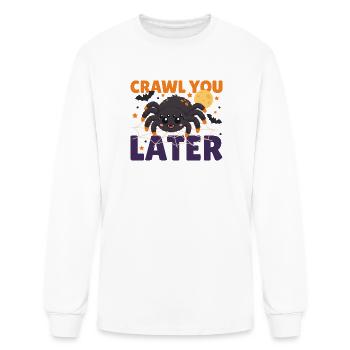 Chubby Spider - Men's Long Sleeve T-Shirt - white - Front