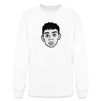 Sketched Wizm - Men's Long Sleeve T-Shirt - white - Front