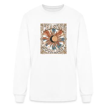 Chasing Moonlight Sunburst - Men's Long Sleeve T-Shirt - white - Front
