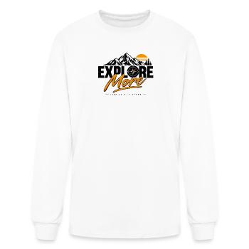 Explore More Summit Adventure - Men's Long Sleeve T-Shirt - white - Front