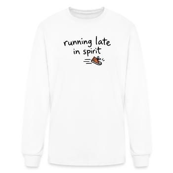 Orange Sneaker Pop Icon - Men's Long Sleeve T-Shirt - white - Front