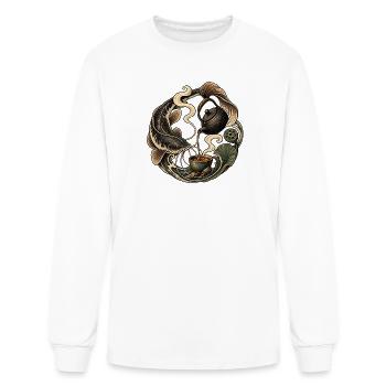 Koi Tea Circle - Men's Long Sleeve T-Shirt - white - Front