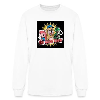The Good Crew Cartoon Trio - Men's Long Sleeve T-Shirt - white - Front