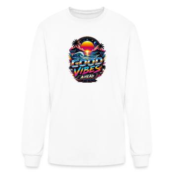 Good  - Men's Long Sleeve T-Shirt - white - Front