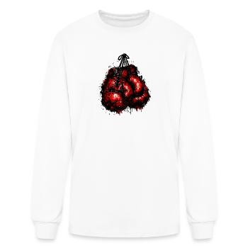 Boxing Gloves - Funny Graphic Gift Idea Cool - Men's Long Sleeve T-Shirt - white - Front