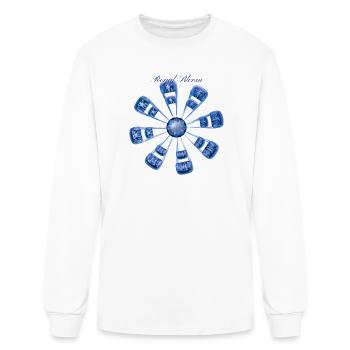 Royal Bloom Gemflower - Men's Long Sleeve T-Shirt - white - Front