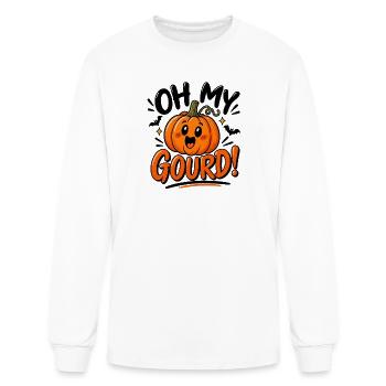 Oh My Gourd - Men's Long Sleeve T-Shirt - white - Front