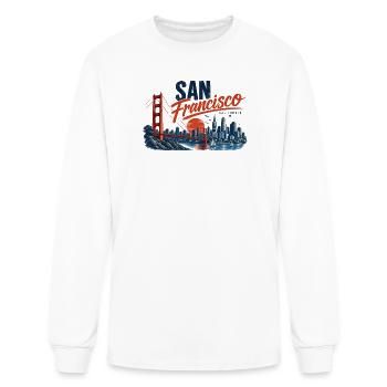 Vintage San Francisco California - Men's Long Sleeve T-Shirt - white - Front