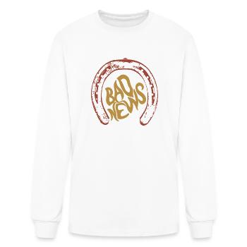 Bad News  - Men's Long Sleeve T-Shirt - white - Front
