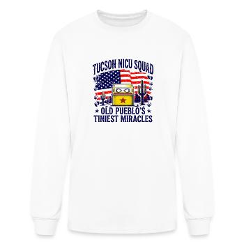Tucson NICU Squad Old Pueblo's Tiniest Miracles - Men's Long Sleeve T-Shirt - white - Front