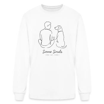 some souls find each other - Men's Long Sleeve T-Shirt - white - Front