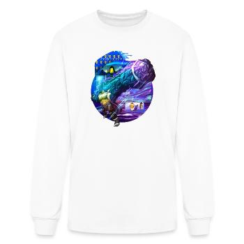 Electric Dragon Duck Rampage - Men's Long Sleeve T-Shirt - white - Front