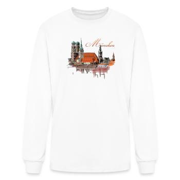 Munich - Men's Long Sleeve T-Shirt - white - Front