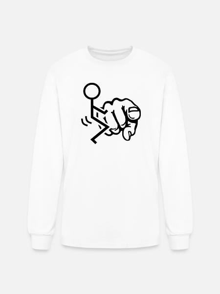 Fuck You - Men's Long Sleeve T-Shirt - white