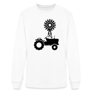 farm - Men's Long Sleeve T-Shirt - white - Front