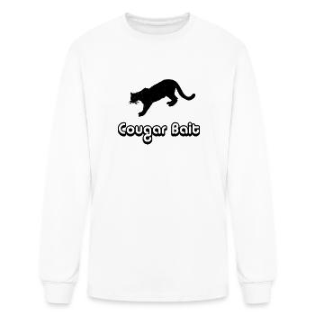 Appât à cougars - T-shirt à manches longues Homme - blanc - Devant