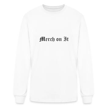 Merch on it - Men's Long Sleeve T-Shirt - white - Front