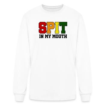 SPIT in my mouth - Men's Long Sleeve T-Shirt - white - Front