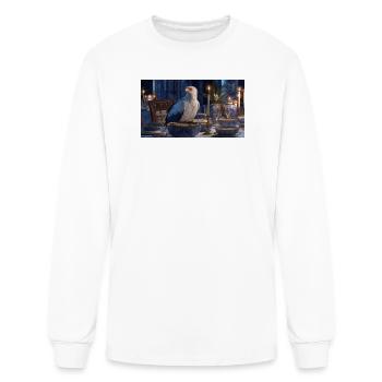 Eagle at Blue China Banquet - Men's Long Sleeve T-Shirt - white - Front