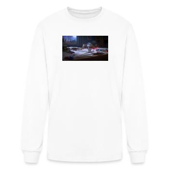 Origami Robot Scout - Men's Long Sleeve T-Shirt - white - Front