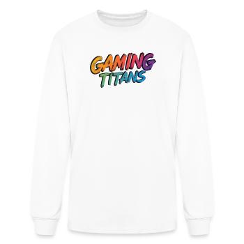 Gaming Titans - Men's Long Sleeve T-Shirt - white - Front