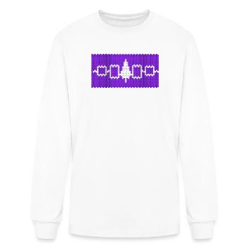 The Iroquois Hiawatha Belt - Men's Long Sleeve T-Shirt - white - Front