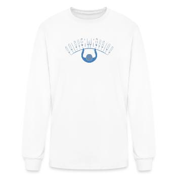 Eyes or a pianist in this Fun Optical Illusion - Men's Long Sleeve T-Shirt - white - Front