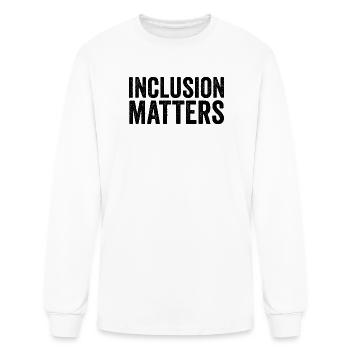 Inclusion Matters Special Education Kindness - Men's Long Sleeve T-Shirt - white - Front