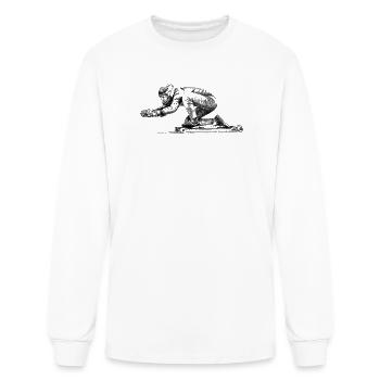 Longboard - Men's Long Sleeve T-Shirt - white - Front