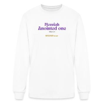 Messiah_20260613_170053_0000 - Men's Long Sleeve T-Shirt - white - Front