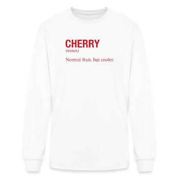 CHERRY - Men's Long Sleeve T-Shirt - white - Front