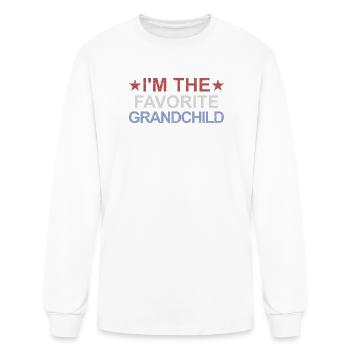 I'm The Favorite Grandchild - Men's Long Sleeve T-Shirt - white - Front