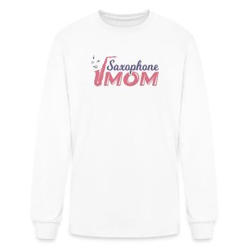 Saxophone Mom - Men's Long Sleeve T-Shirt - white - Front