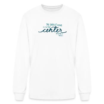 The Safest Place - Men's Long Sleeve T-Shirt - white - Front