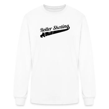 Roller Skating - Men's Long Sleeve T-Shirt - white - Front