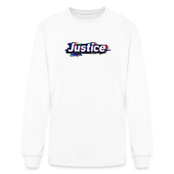 Alex Pretty Justice - Men's Long Sleeve T-Shirt - white - Front