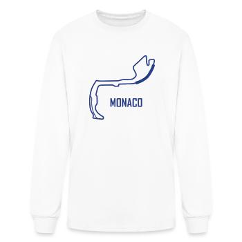 Monaco F1 Circuit - Men's Long Sleeve T-Shirt - white - Front