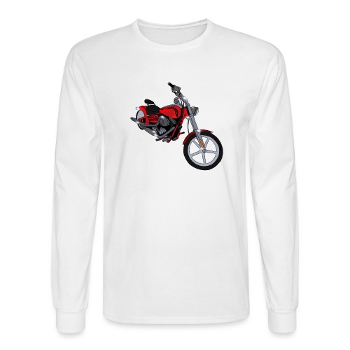 Motorcycle red - Men's Long Sleeve T-Shirt