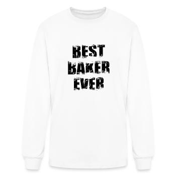 Baker - Men's Long Sleeve T-Shirt - white - Front