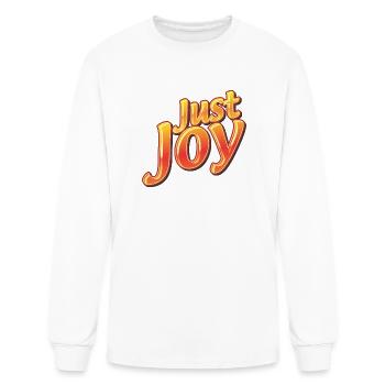 Just Joy - Men's Long Sleeve T-Shirt - white - Front
