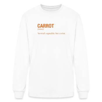 CARROT - Men's Long Sleeve T-Shirt - white - Front
