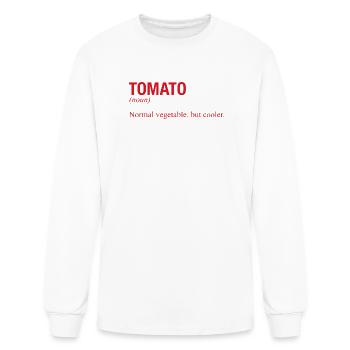 TOMATO - Men's Long Sleeve T-Shirt - white - Front