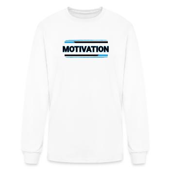 motivation - T-shirt à manches longues Homme - blanc - Devant
