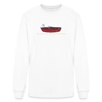 Bait, Boat, Grandpa's Tales - Men's Long Sleeve T-Shirt - white - Front
