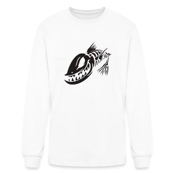 Fish Thorn Monsters - Men's Long Sleeve T-Shirt - white - Front